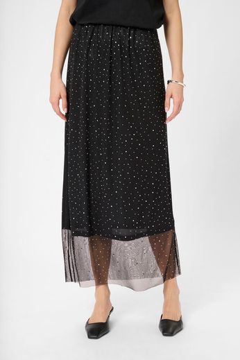 Rock Kastinna mit Glitzer-Mesh von Kaffe