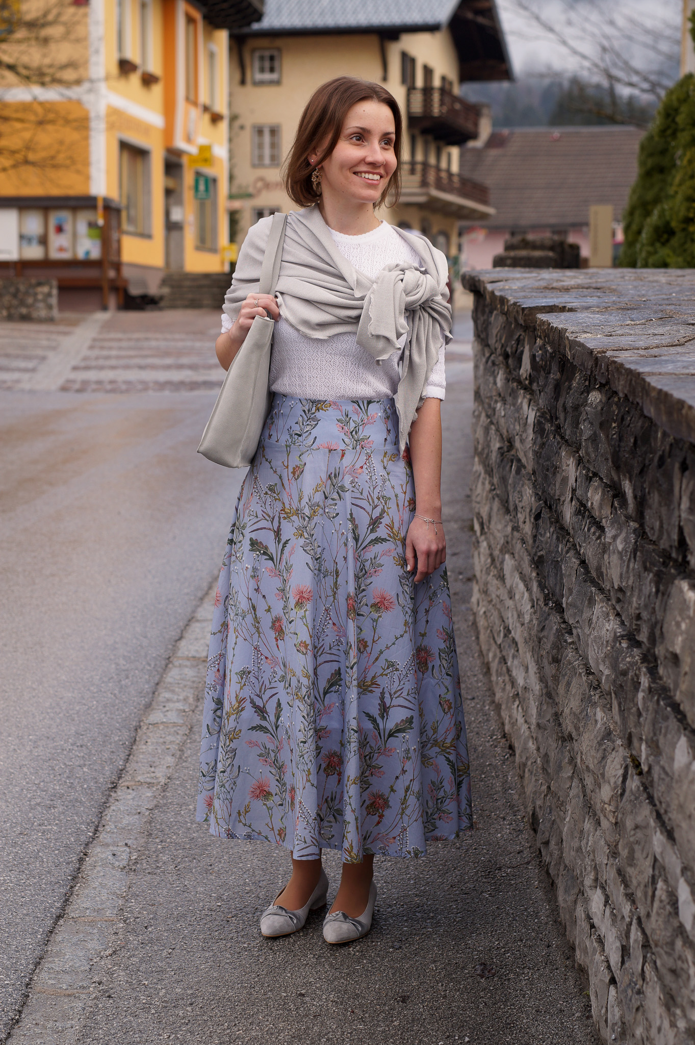 Trachtenrock Clara Blumen von Ploom 