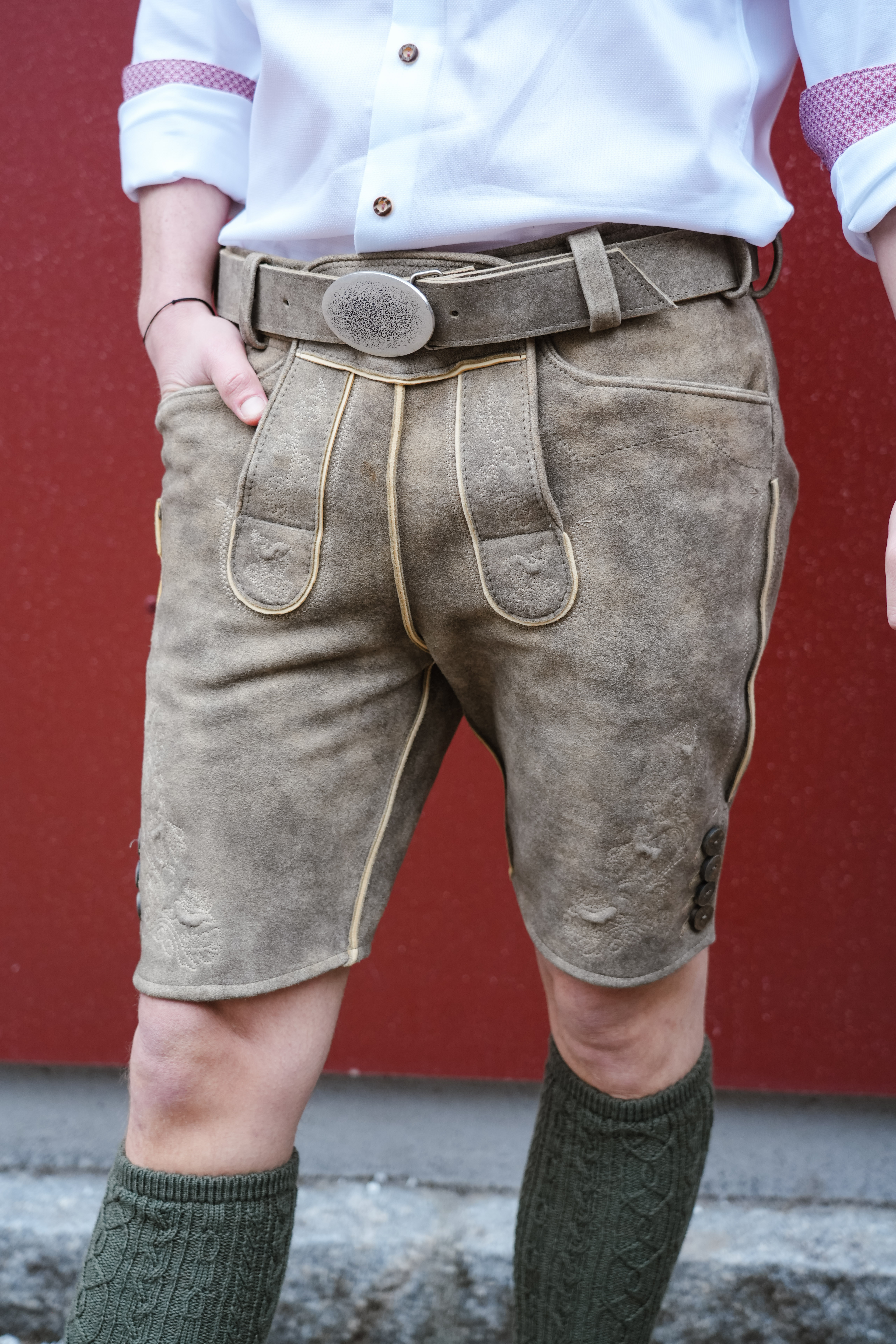 Hirschlederhose Spitzbua von Buchberger