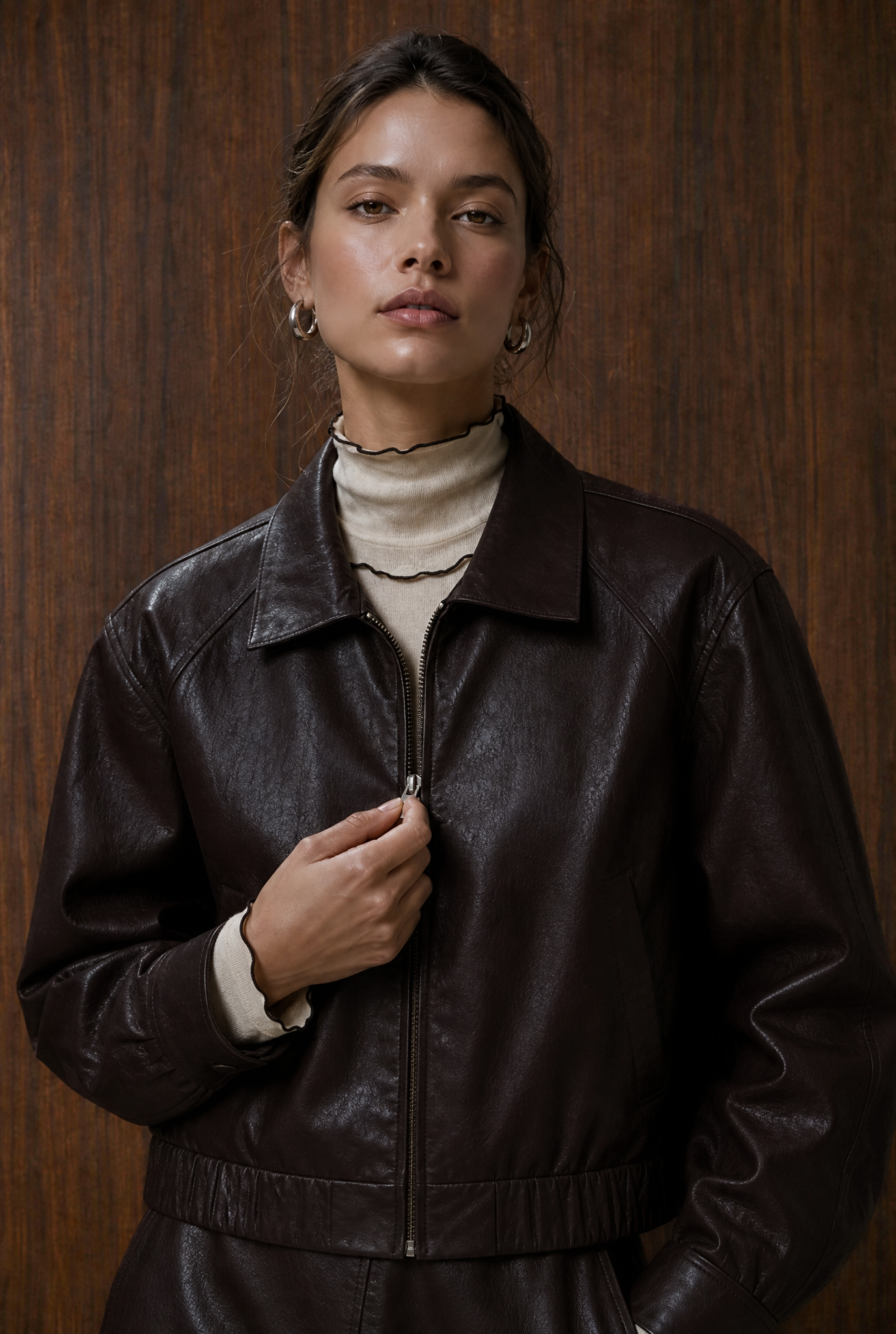 Eco Leder Jacke von Jane Lushka 