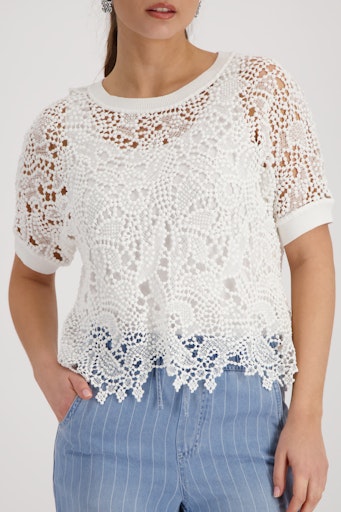 Kurzarm Pullover von Monari 