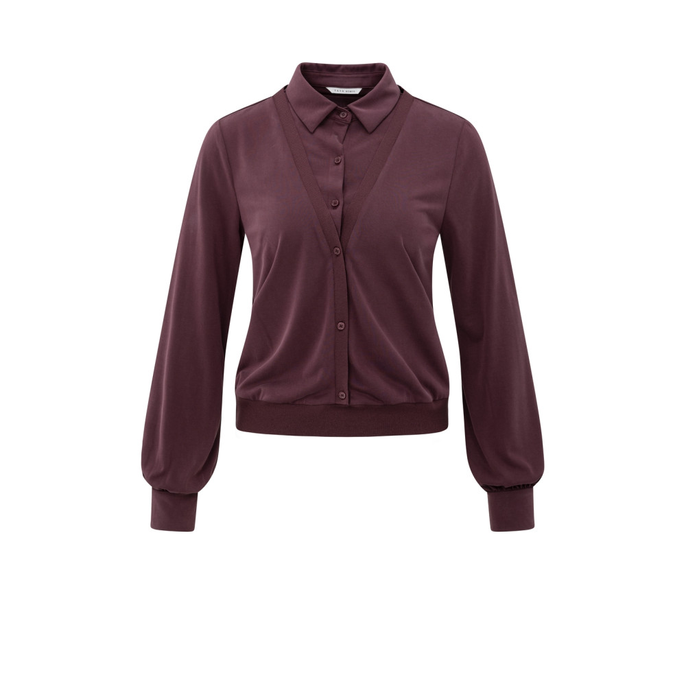 Bluse mit Zwei-Lagen-Look von Yaya 