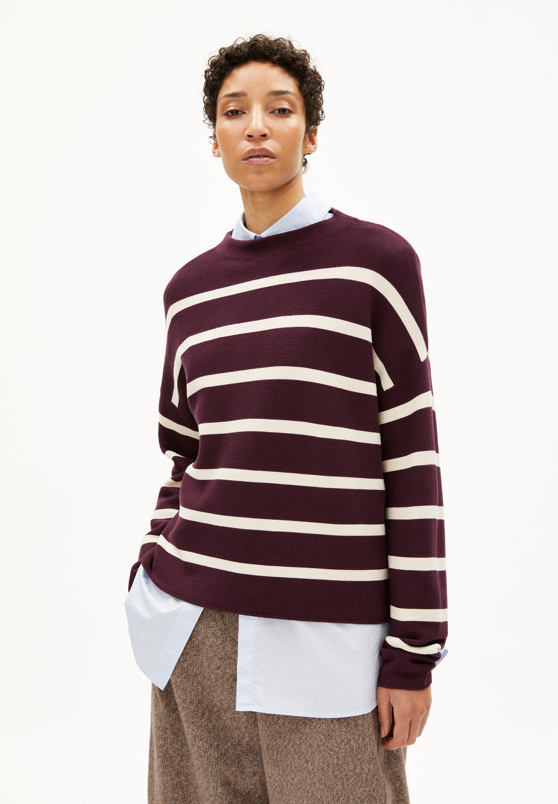 Pullover Merinaa Stripes von Armedangels