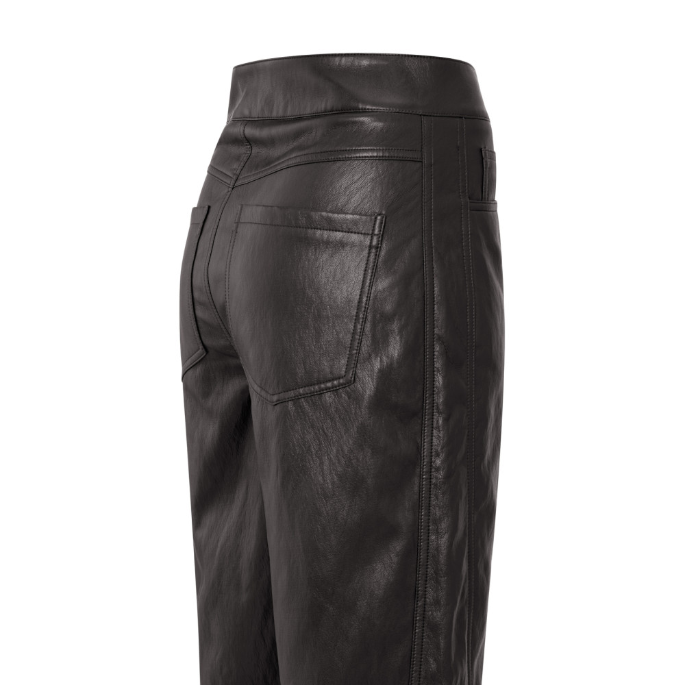 Hose aus Lederimitat von YAYA 