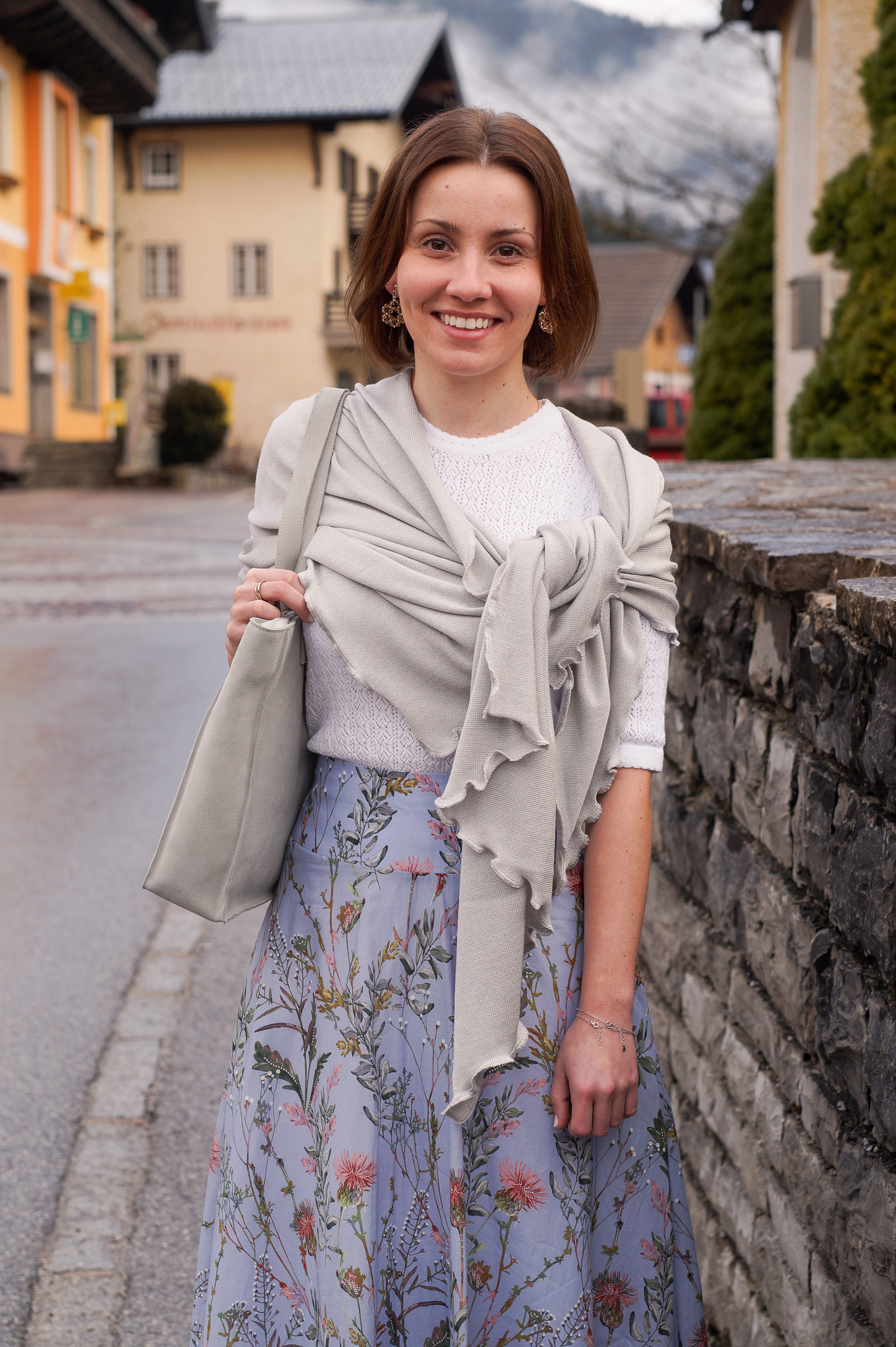 Trachtenrock Clara Blumen von Ploom 