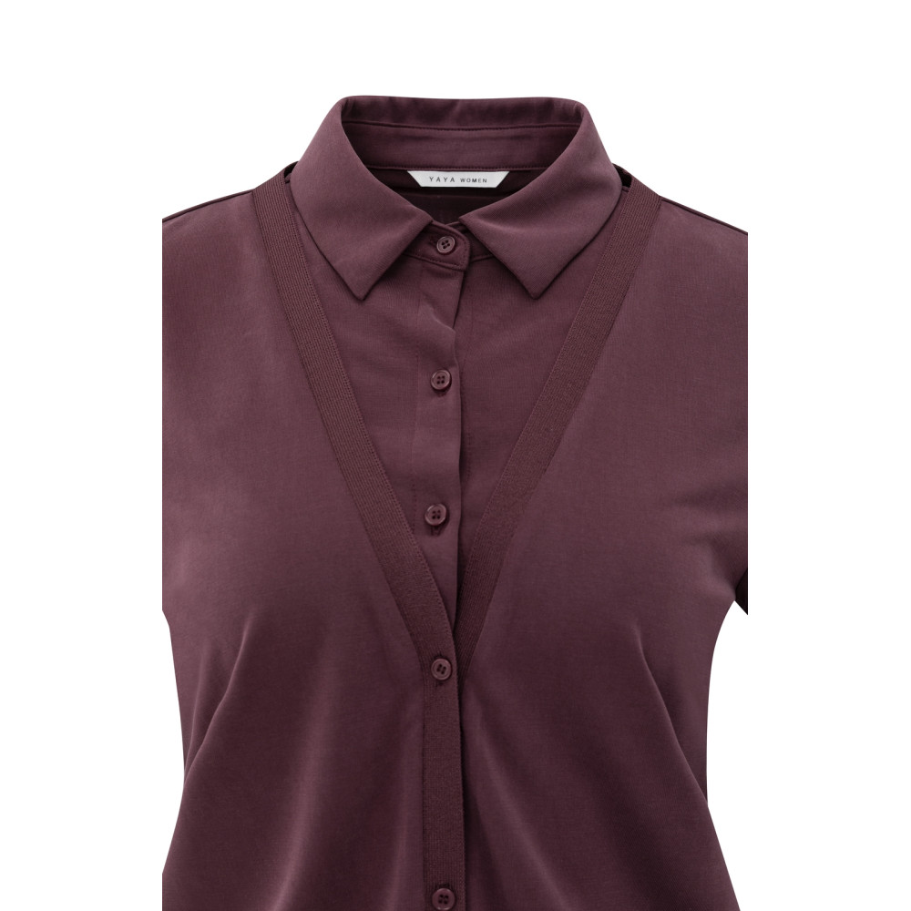 Bluse mit Zwei-Lagen-Look von Yaya 