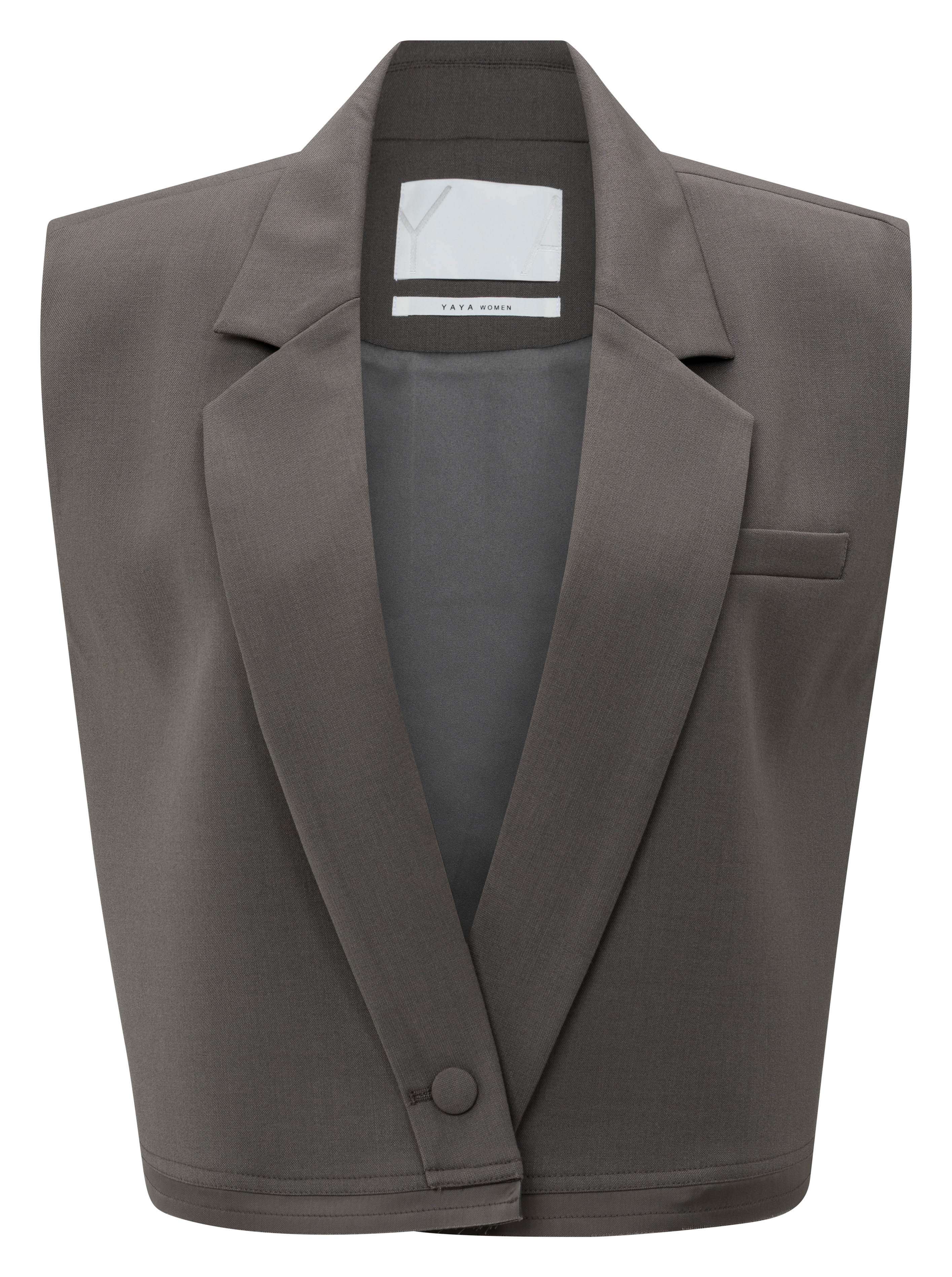 Kurze Blazerweste von Yaya 